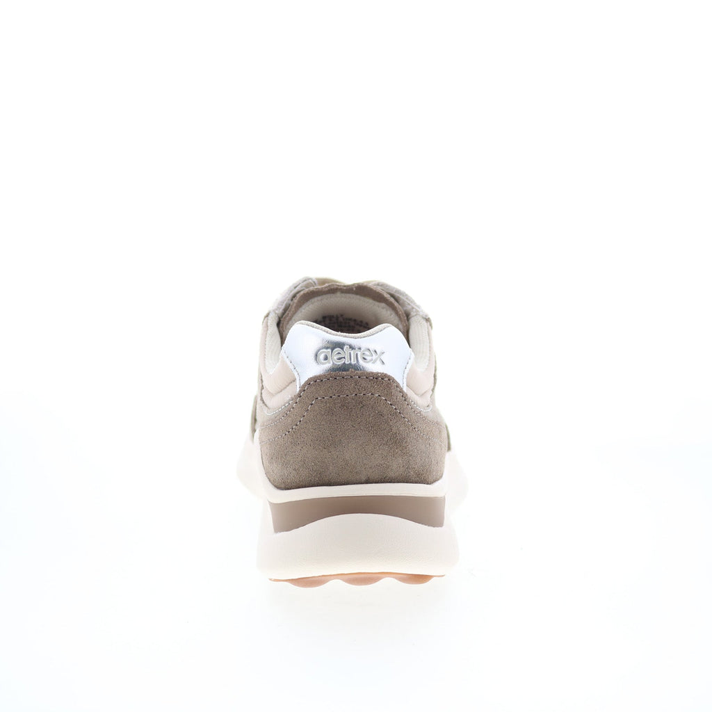 Aetrex Molly AF202 Womens Gray Suede Lace Up Lifetsyle Sneakers Shoes