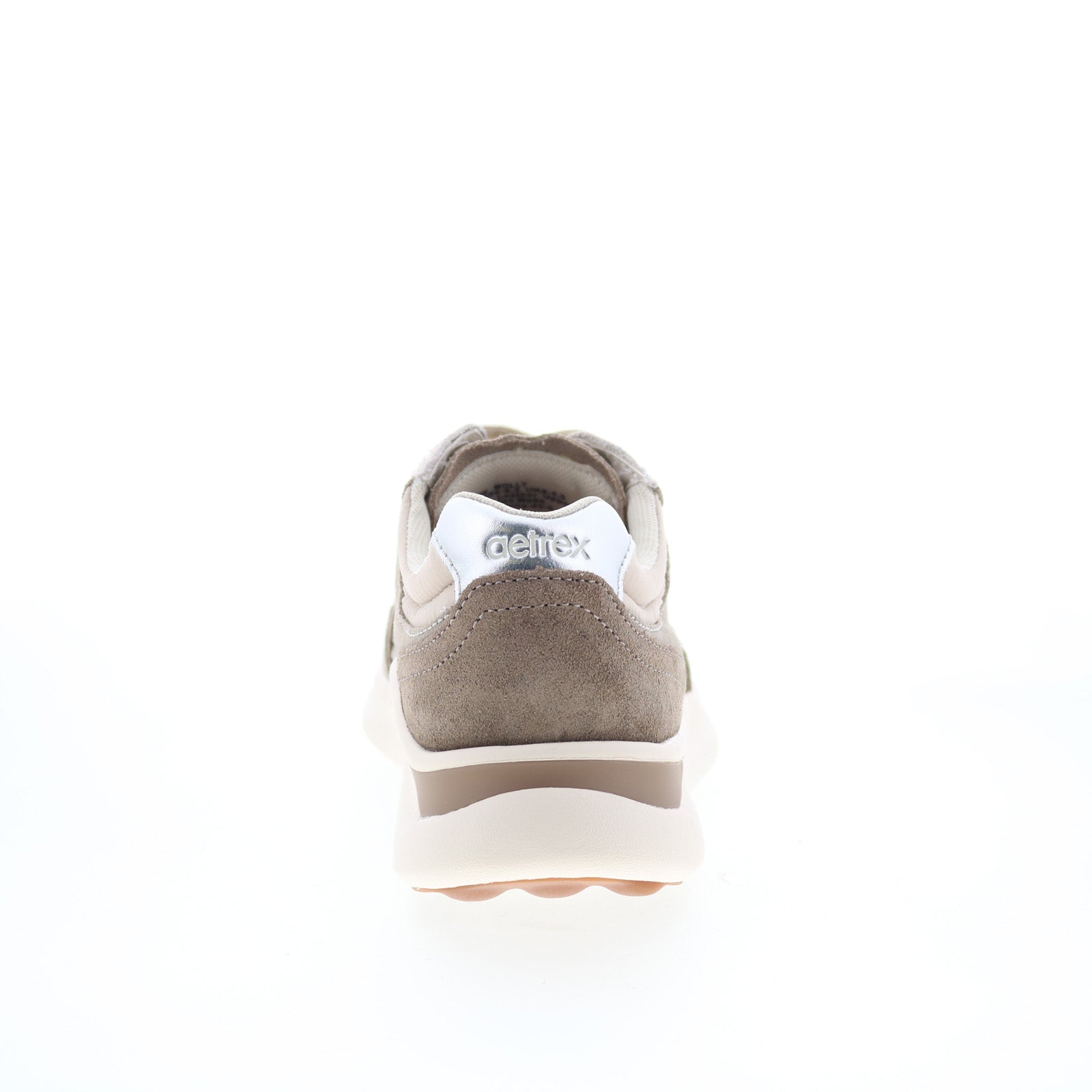 Aetrex Molly AF202 Womens Gray Suede Lace Up Lifetsyle Sneakers Shoes