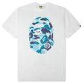 ABC Camo Big Ape Head Tee White Blue