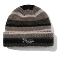 Butter Goods Ombre Strip Knit Beanie Black