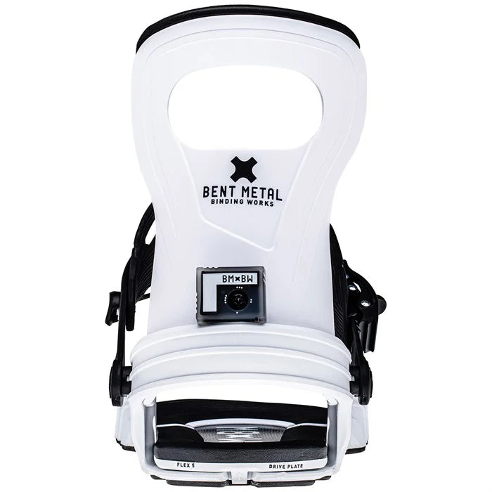 Bent Metal Bolt Bindings 2026 White