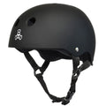 Triple 8 Sweatsaver Helmet Black Rubber White