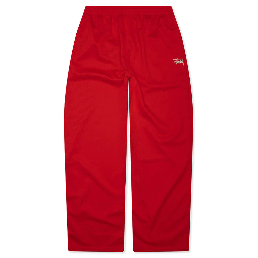 Mesh Track Pant Red