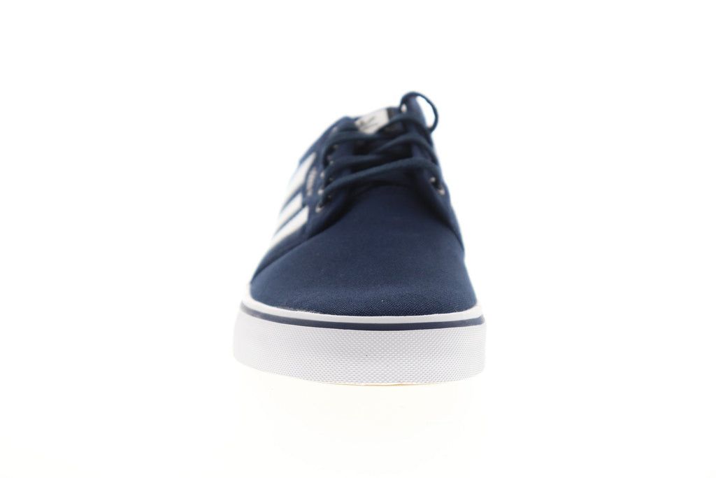 Seeley AQ8530 Mens Blue Canvas Casual Low Top Lifestyle Sneakers Shoes