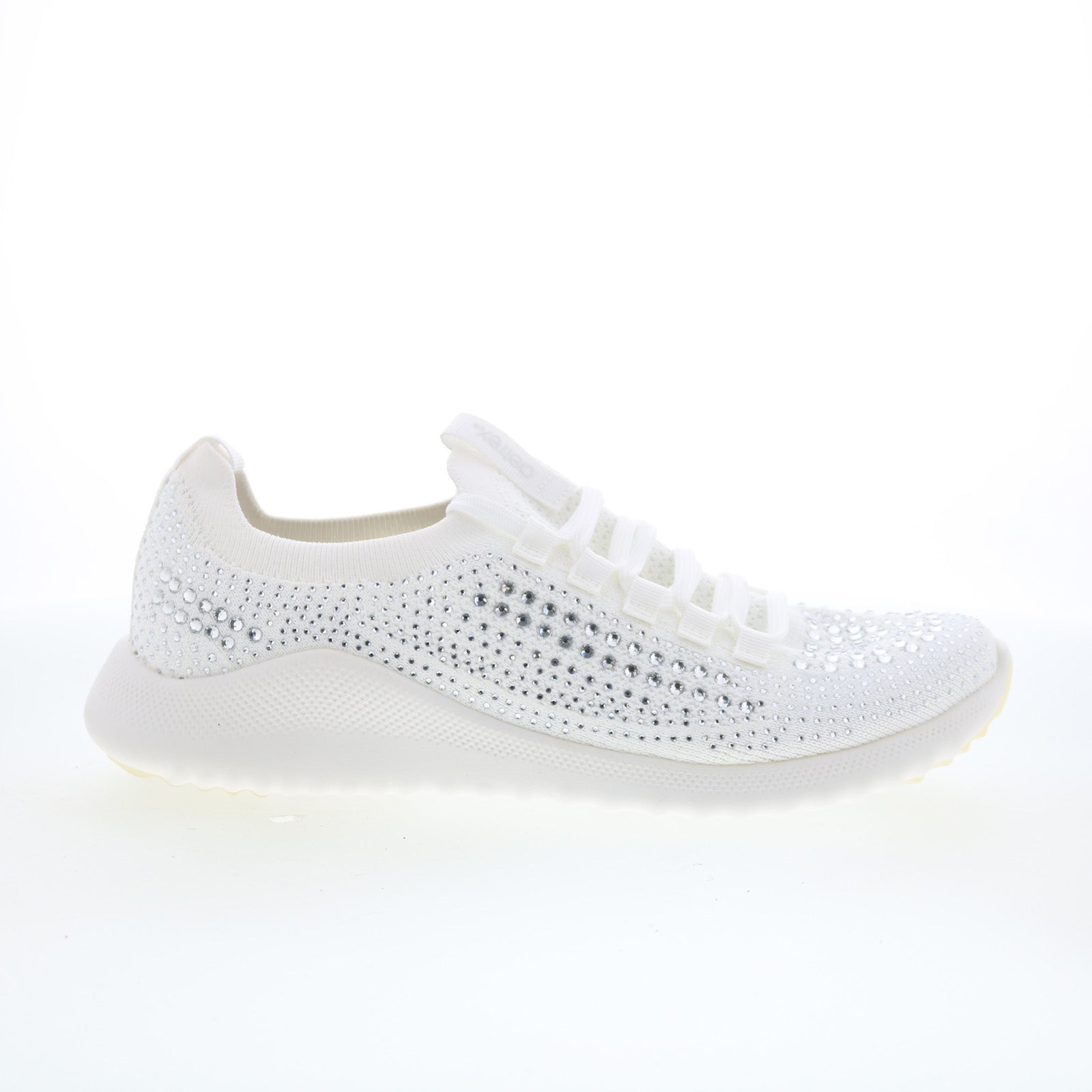 Aetrex Carly Sparkle AS251 Womens White Synthetic Lifestyle Sneakers Shoes