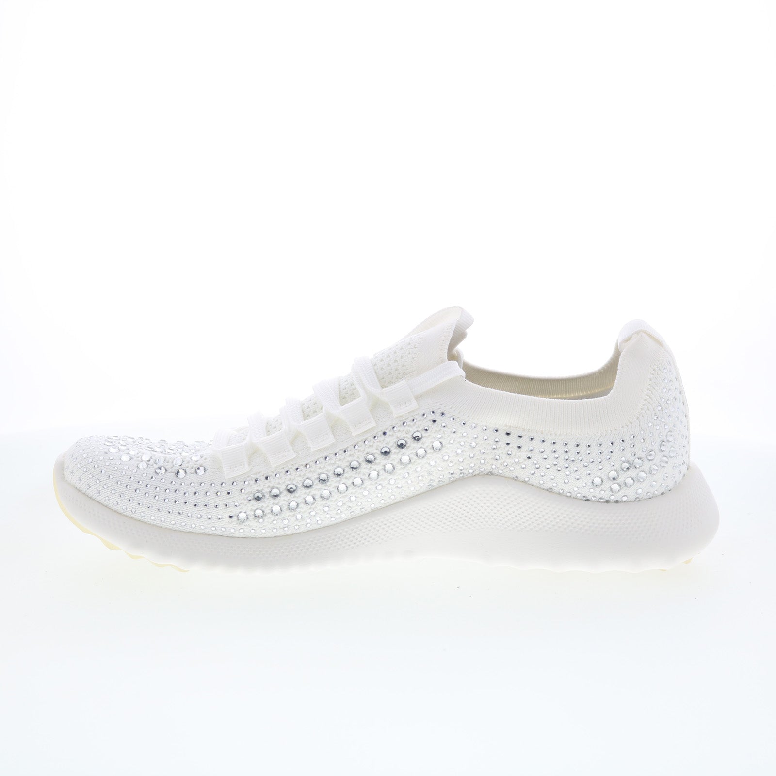 Aetrex Carly Sparkle AS251 Womens White Synthetic Lifestyle Sneakers Shoes