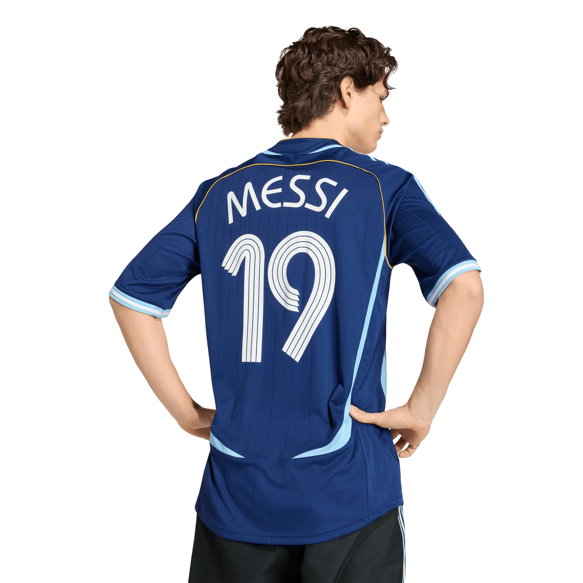 adidas Argentina Away Messi Mens Soccer Jersey 2006 Dark Blue