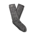 Women's Elowyn Cable Knit Fleece Lined in Charcoal Heather Confetti