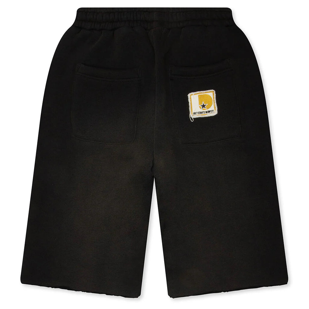 Marker Sweatshorts Black