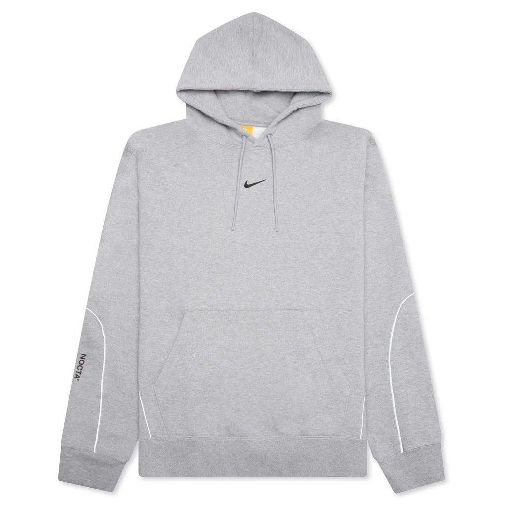 Nike x NOCTA Fleece CS Hoodie Heather Grey Matte Silver Black