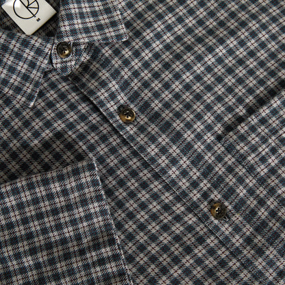 Polar Skate Co Mitchell Shirt Petrol Bordeaux