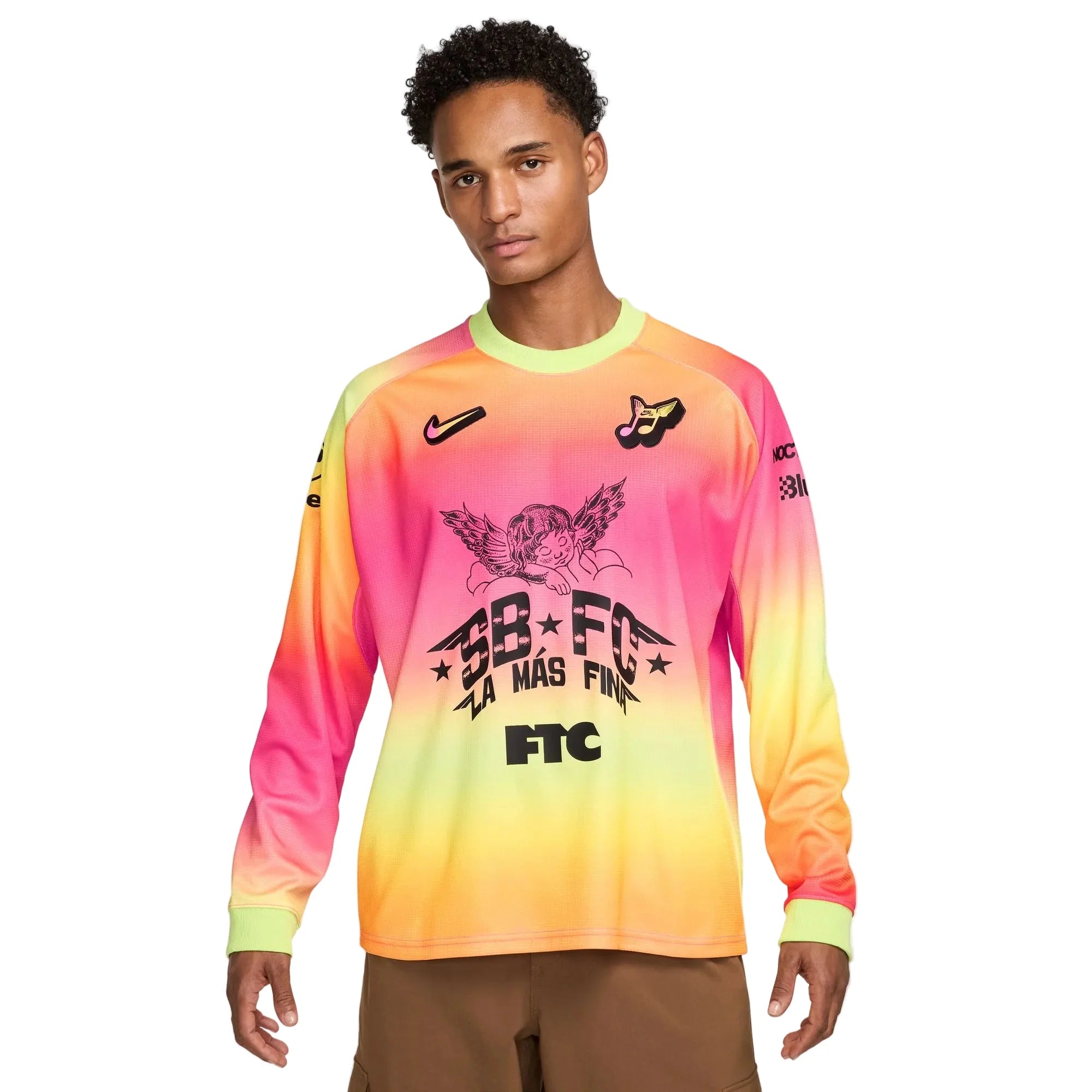 Nike SB Club 58 Long Sleeve Skate Top Hyper Pink
