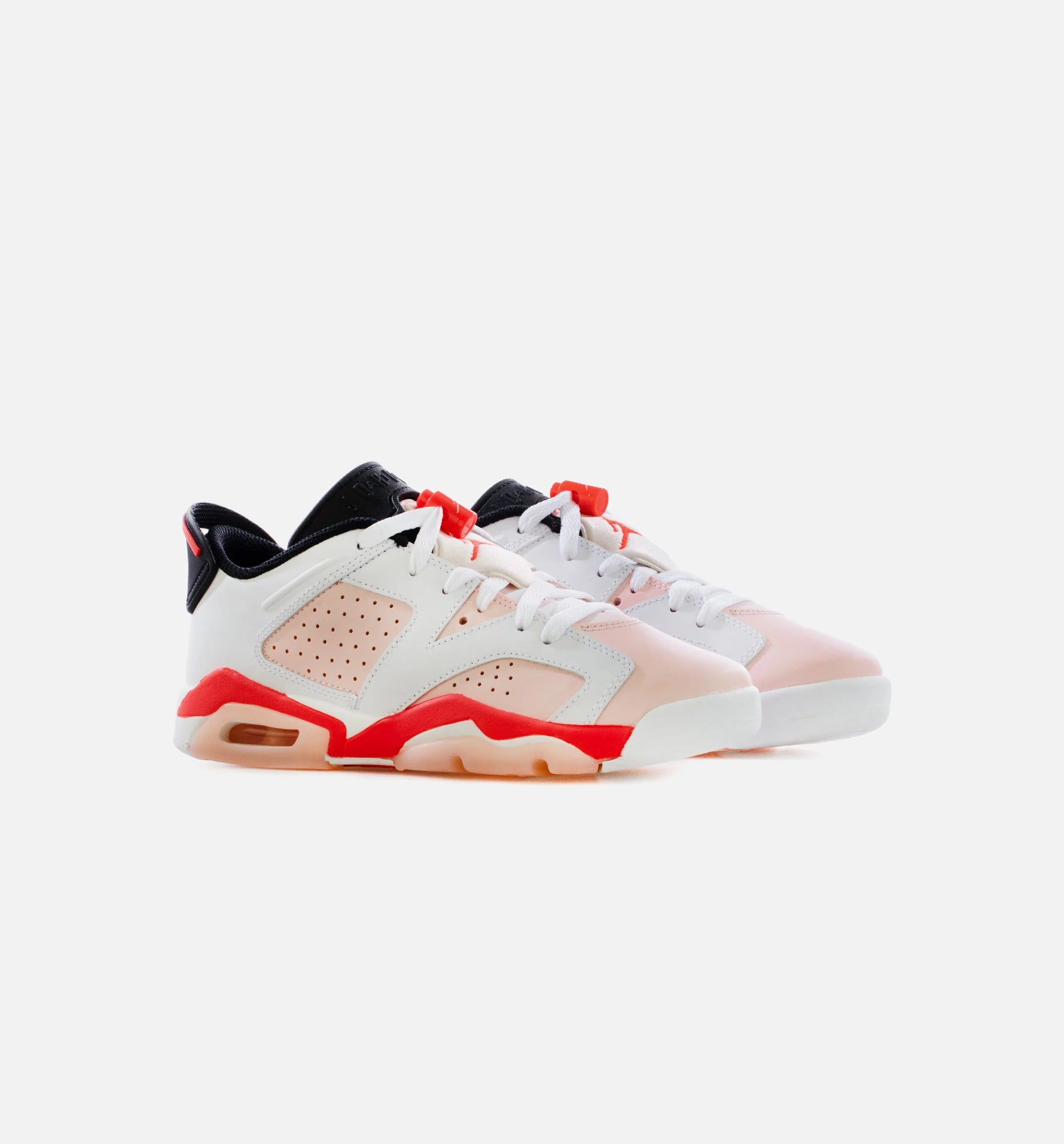 Air Jordan 6 Retro Low Atmosphere Grade School Lifestyle Shoe Pink White