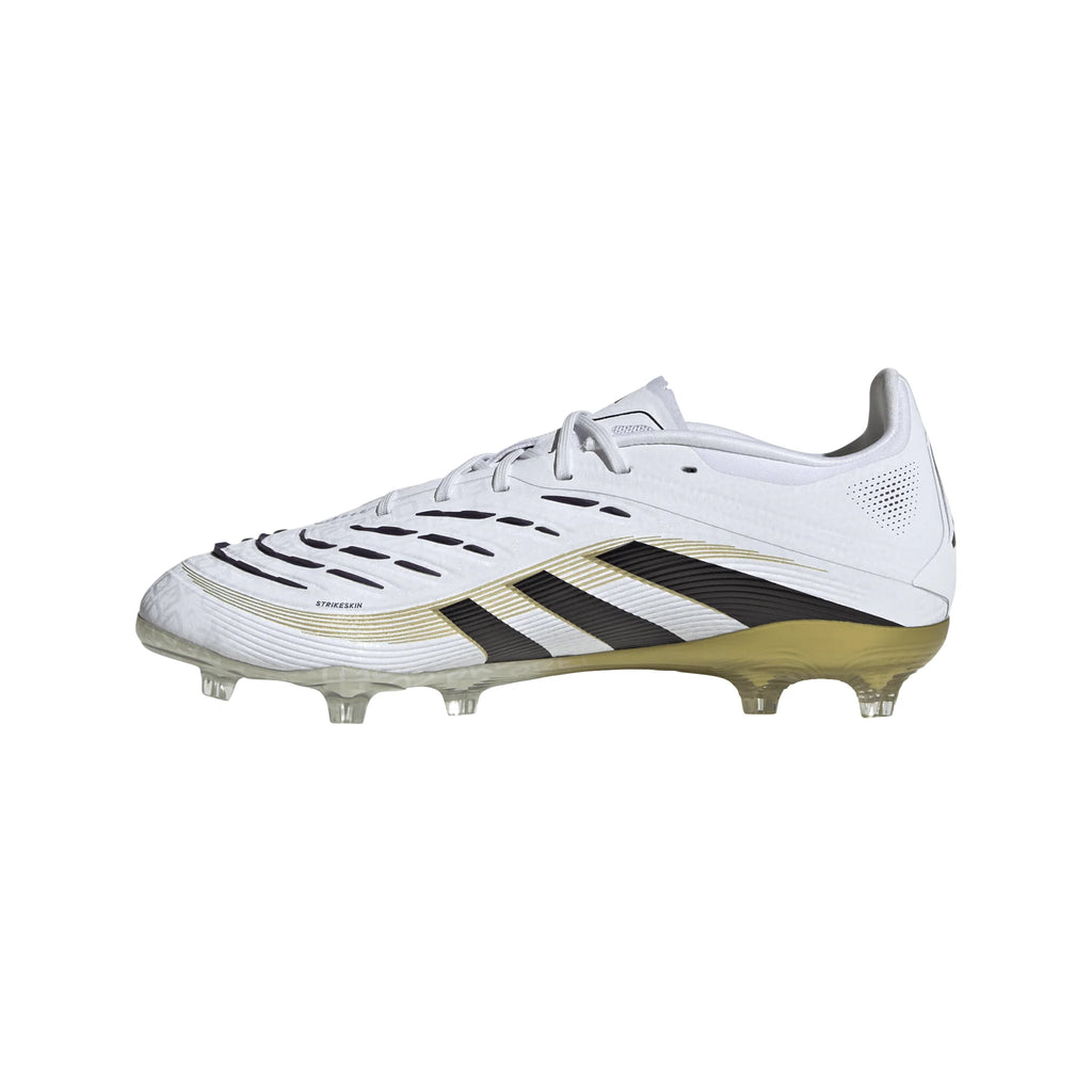 adidas Predator Elite Firm Ground Boots Kids White Black