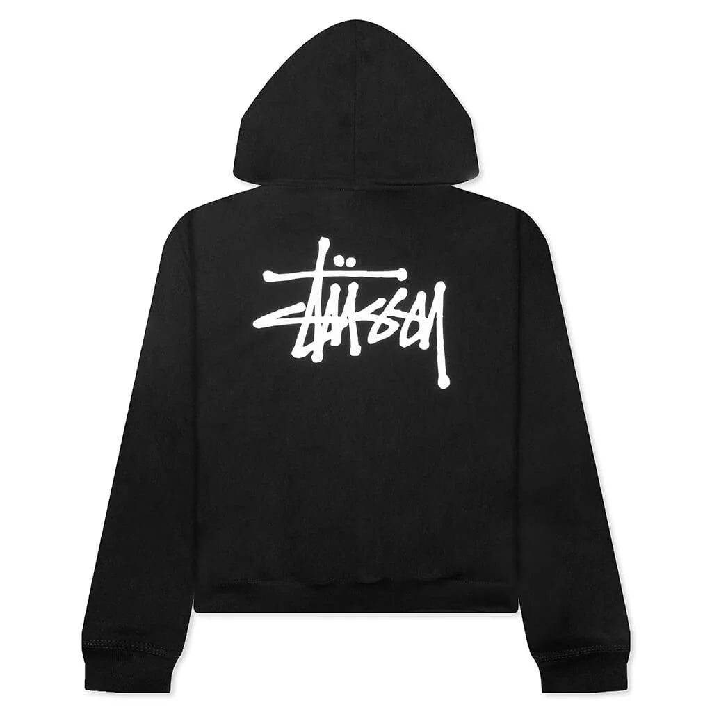 Basic Zip Hoodie Black