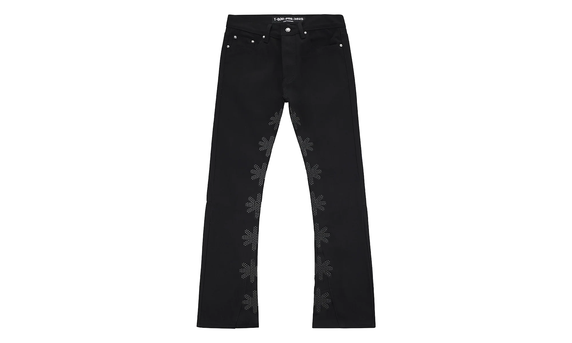 Studded Denim Pants "Black" LSDSB
