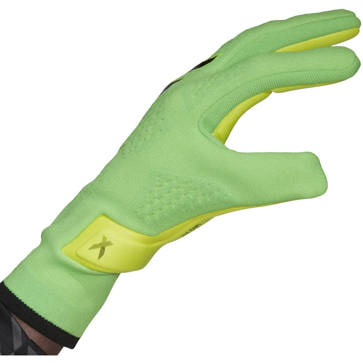 adidas X PRO Goalkeeper Gloves Green Black Solar Yellow
