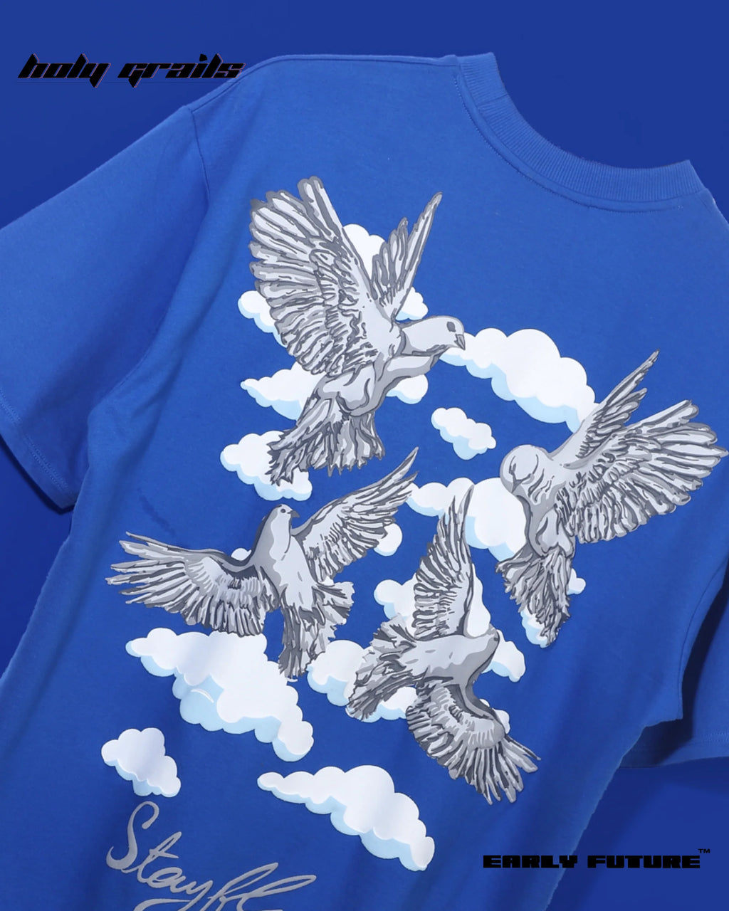 Stay Fly Navy Blue T Shirt HG x Early Future