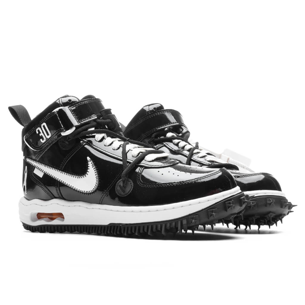 Air Force 1 Mid x Off White Sheed Black White