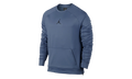 Jordan Jumpman 360 Fleece Crew Training Sweatshirt "Ocean Fog / Black" 809435 404