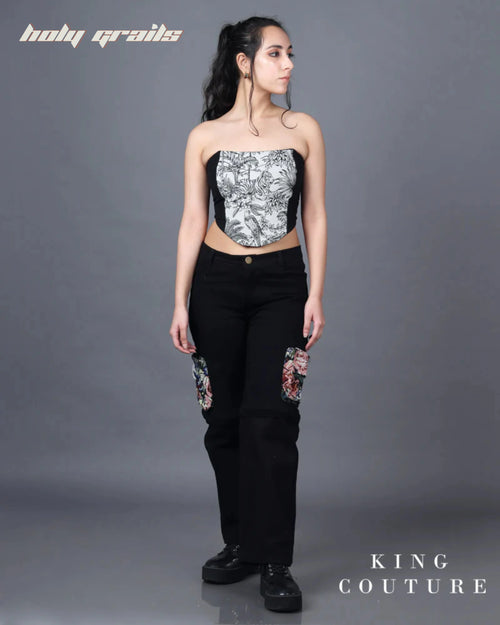Jungle Jacquard Corset HG x King Couture