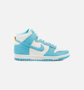 Dunk High Blue Chill Mens Basketball Shoe Blue White