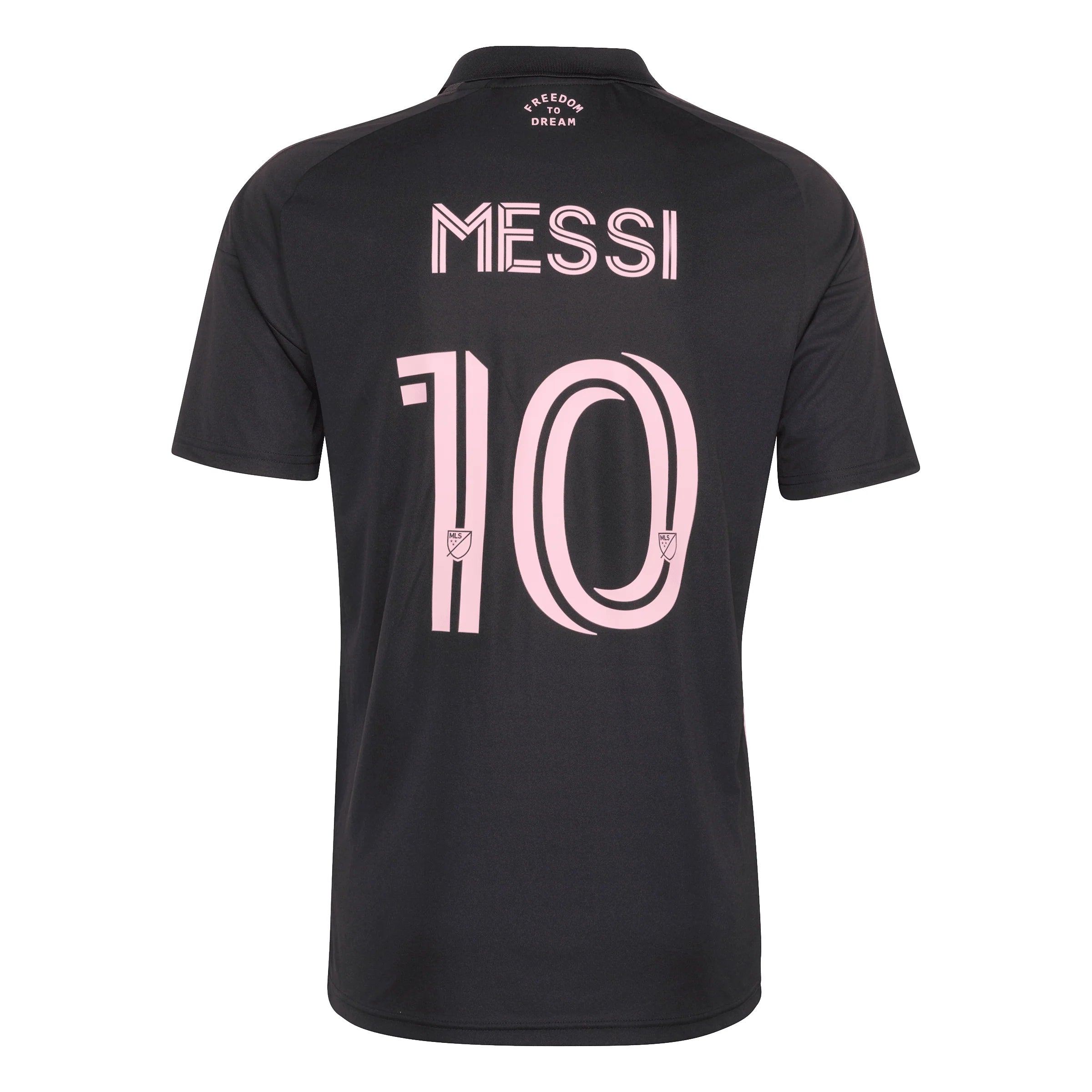 adidas Inter Miami CF Away Messi Mens Soccer Jersey 26 27 Black Pink
