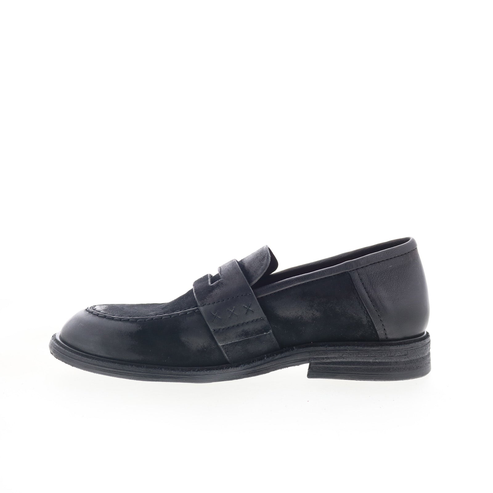 Vern B20101-101-0004 Womens Black Loafers & Slip Ons Casual Shoes
