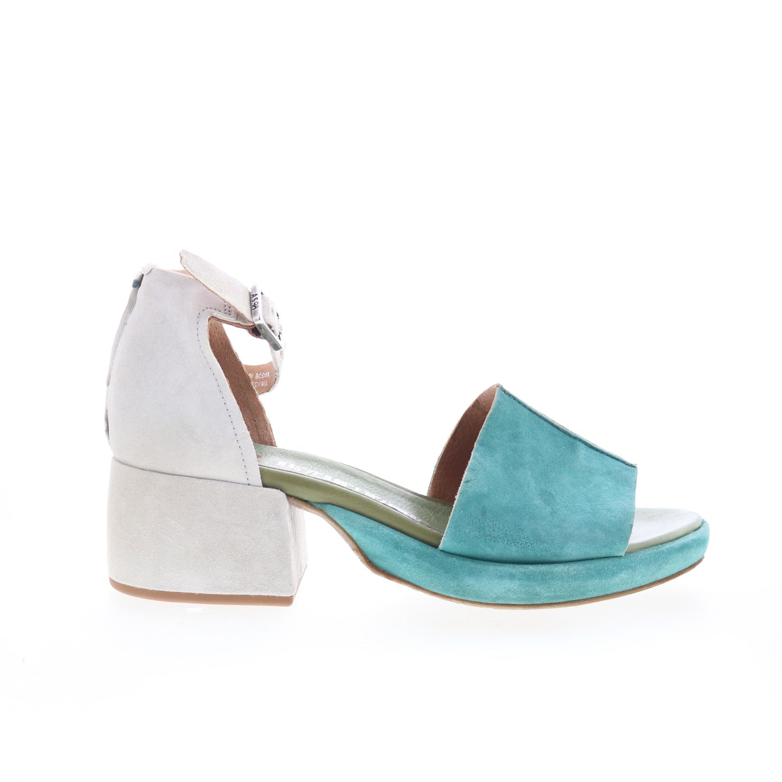 Crue B21003-201-0001 Womens Blue Suede Platform Sandals Shoes