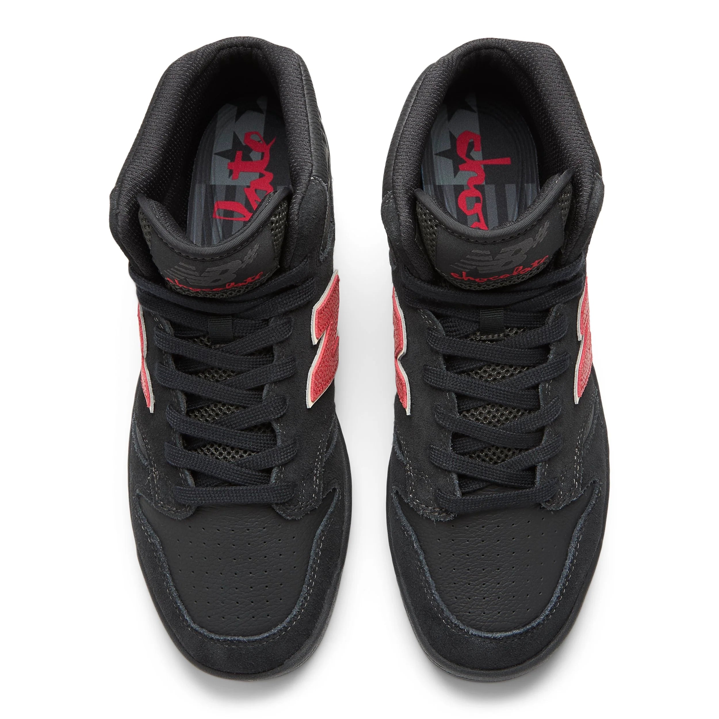 New Balance Numeric X Chocolate 480 High Black Red