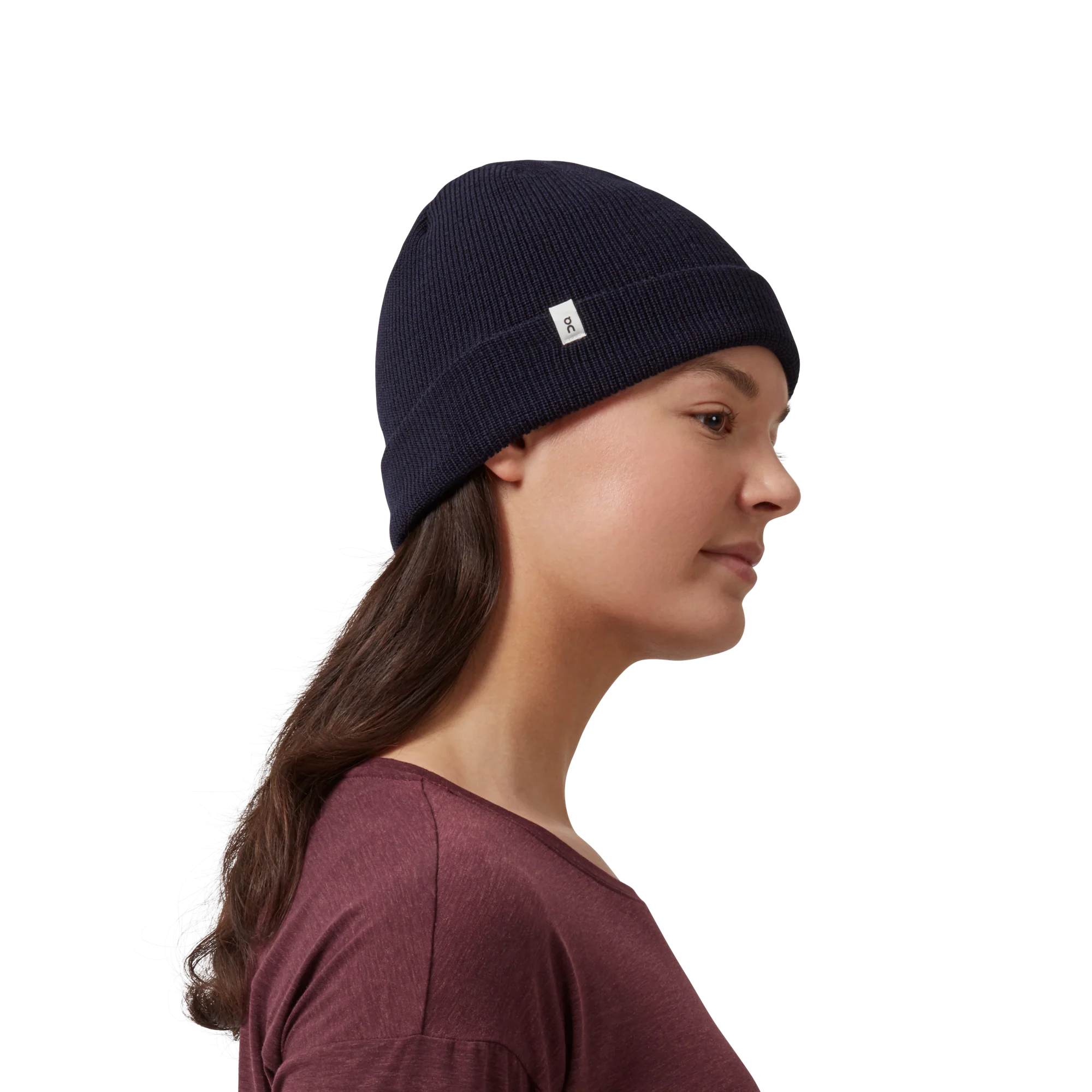 Merino Beanie in Navy