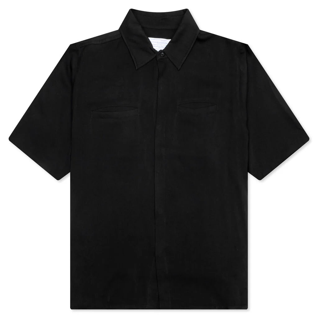 May You Be Safe Button Up Black