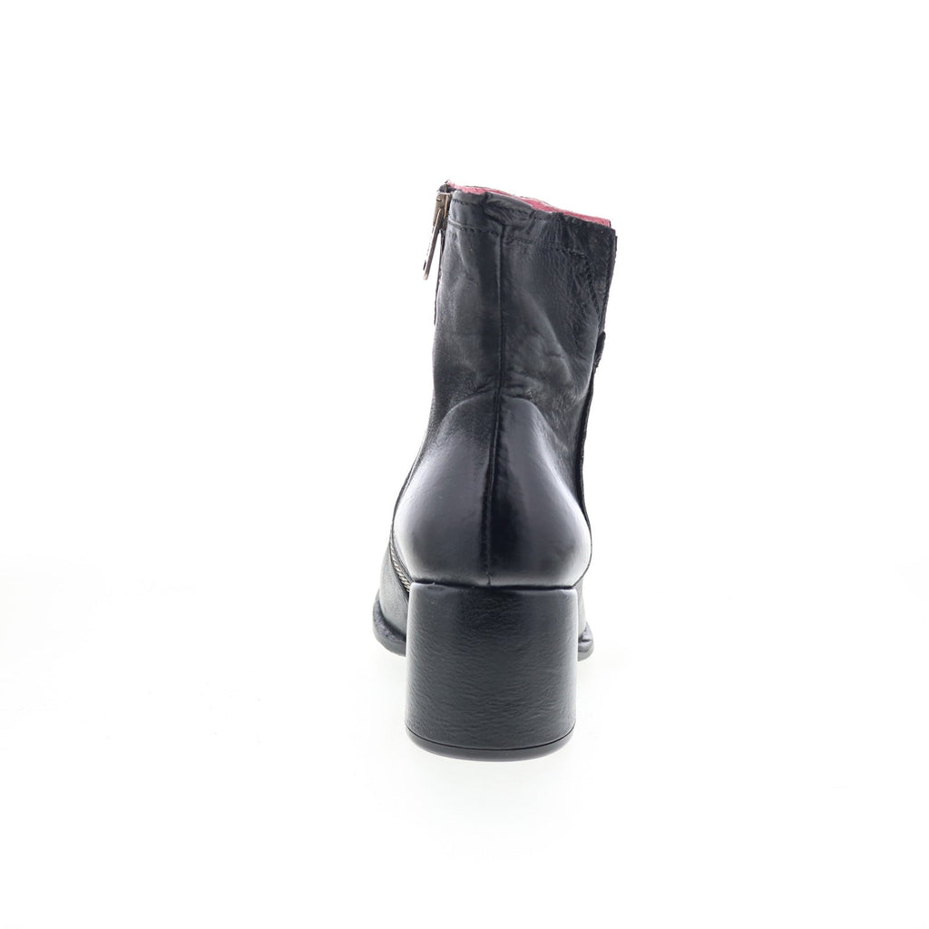 Grove B29205-201-0001 Womens Black Leather Casual Dress Boots