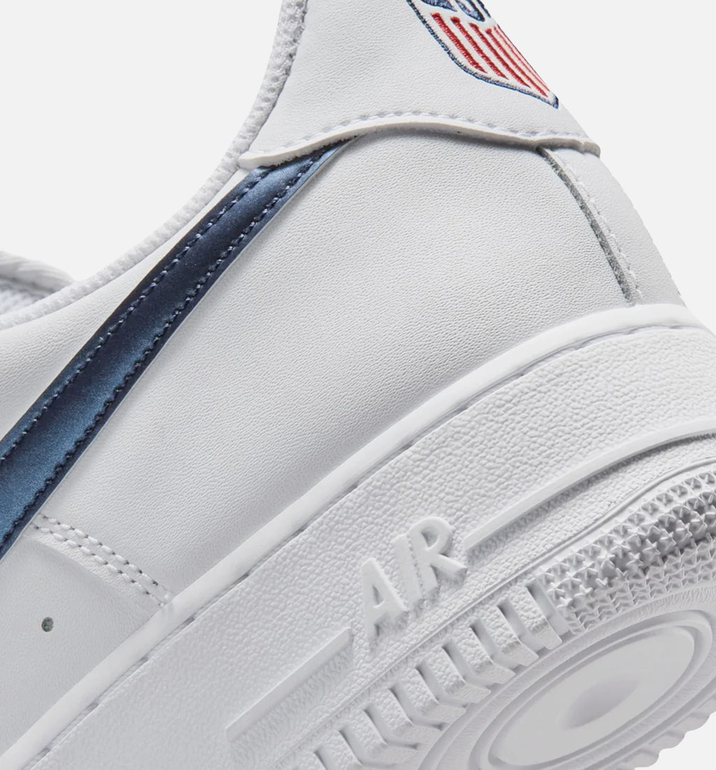 Air Force 1 07 LV8 USA Mens Lifestyle Shoe White University Red University Red Midnight Navy