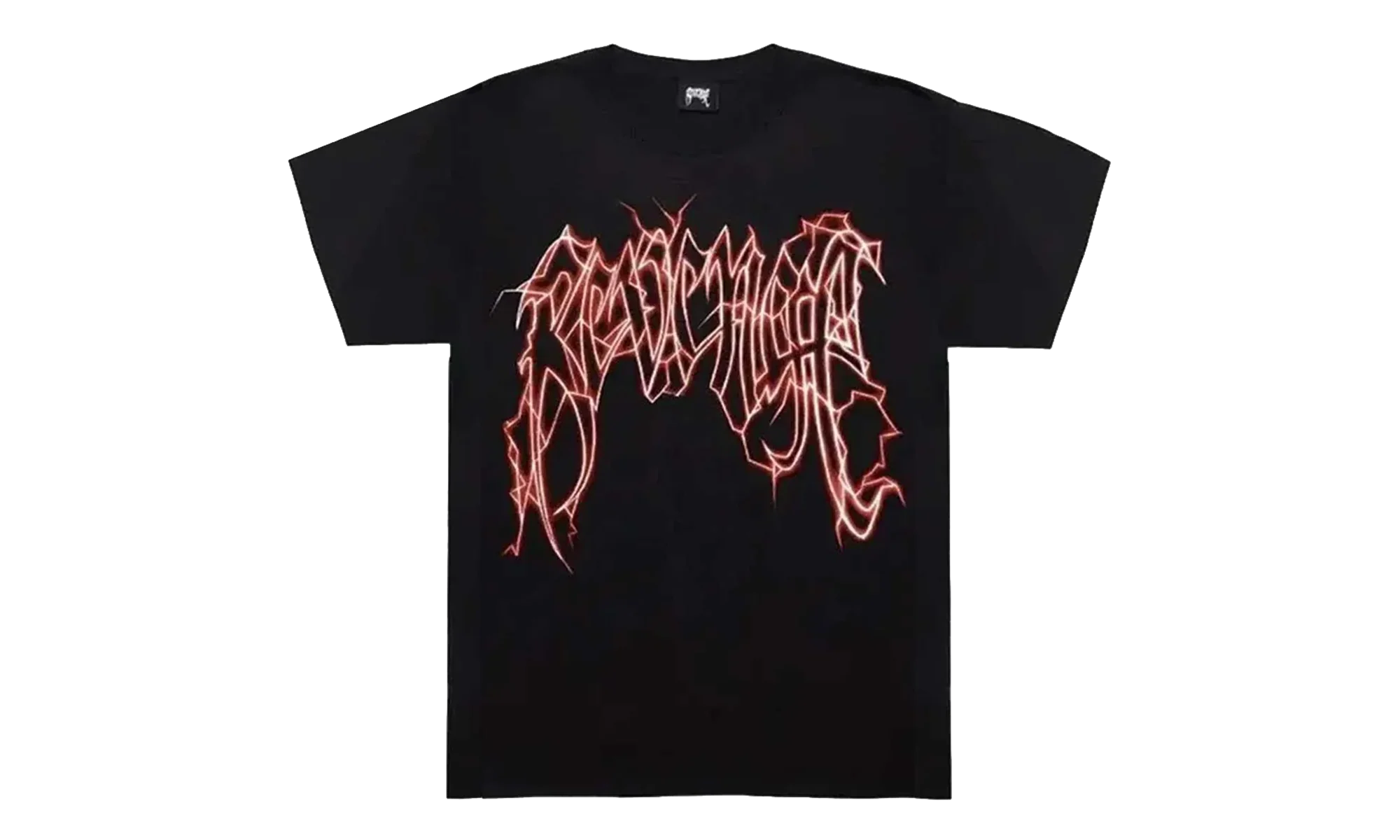 Lightning Arch Logo T-Shirt "Black / Red" 04D102FA