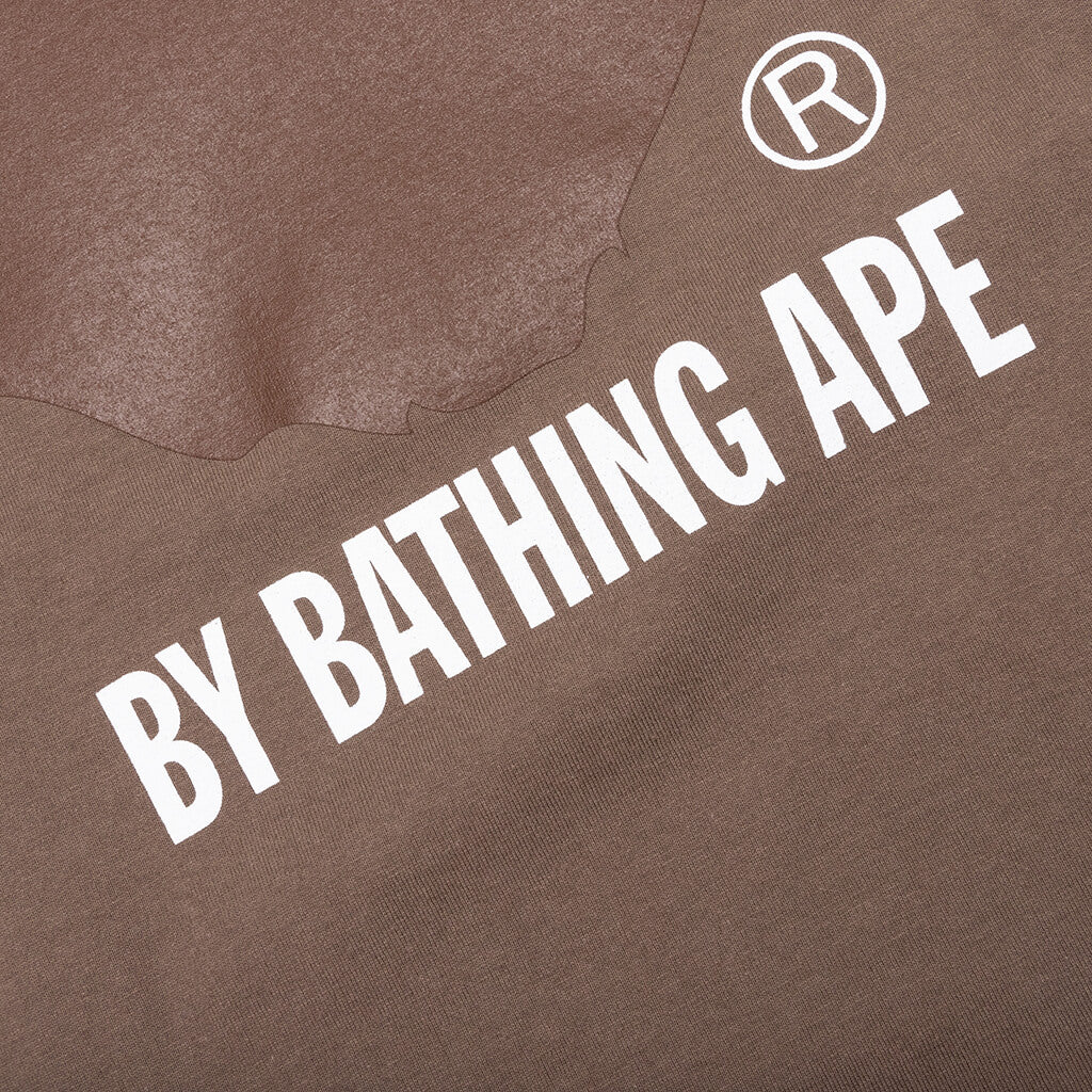 By Bathing Ape L S Tee Brown