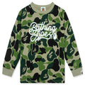 Kids ABC Camo L S Tee Green
