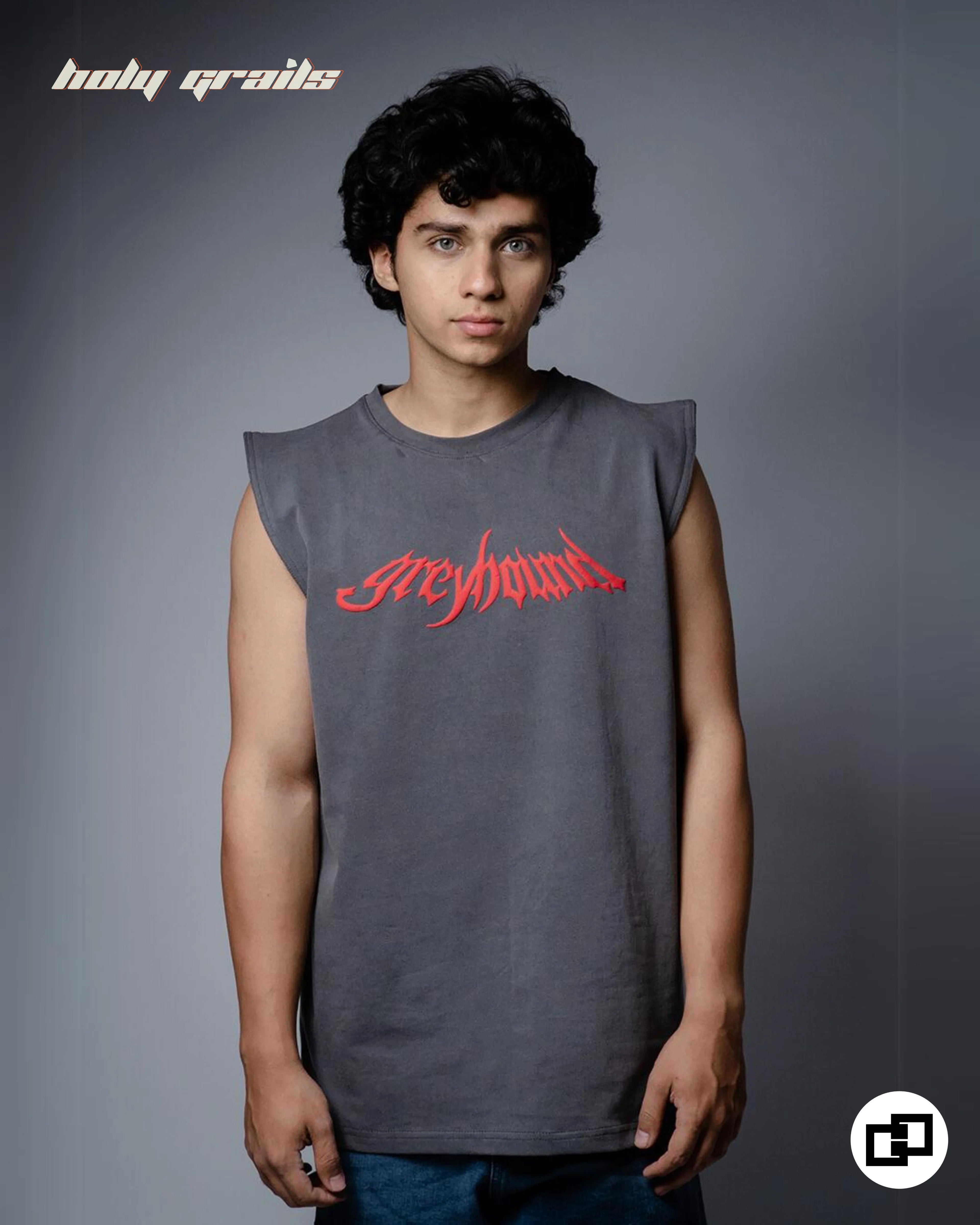 Sinister Grey Tank Top HG x Grey Hound Clothing