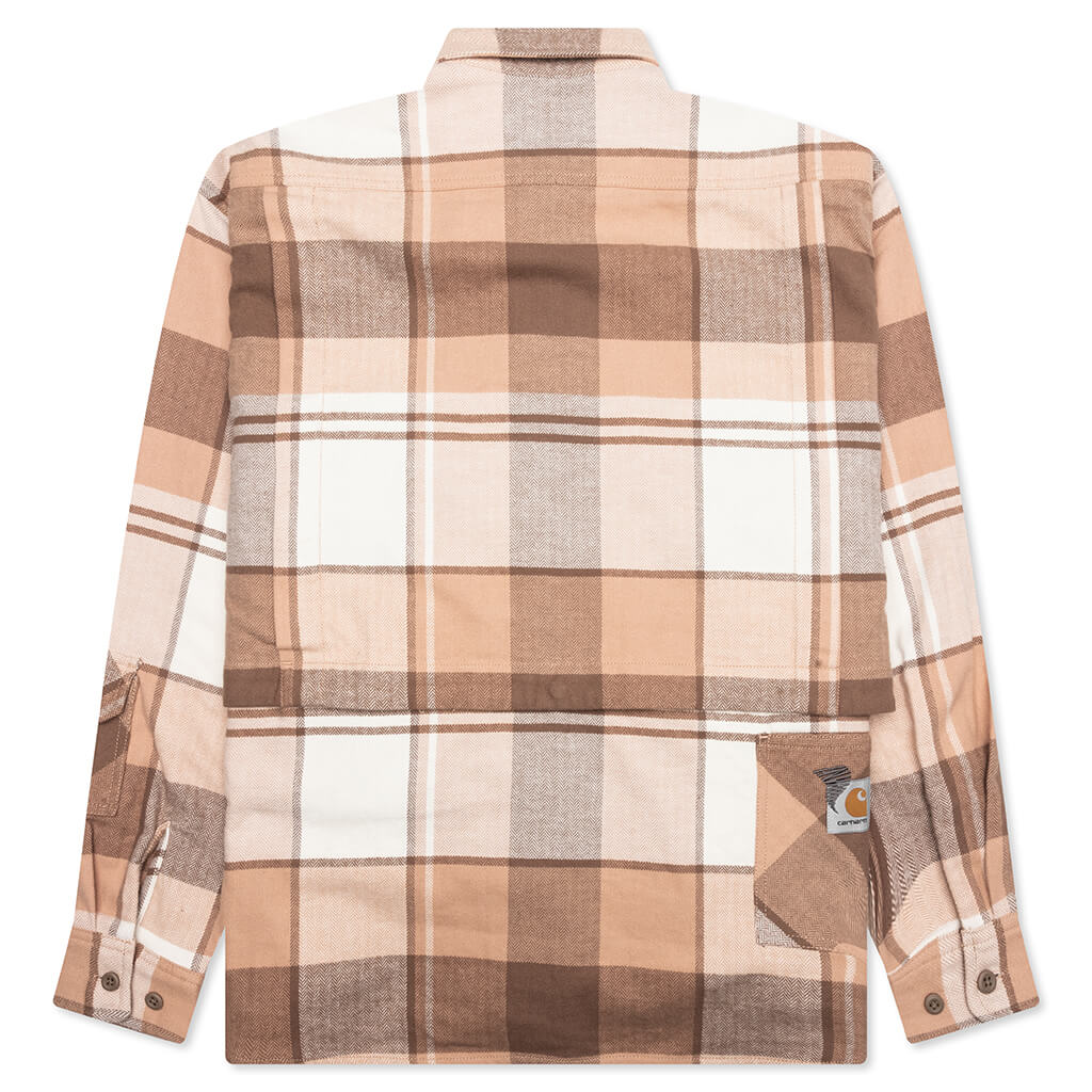 Carhartt WIP x Invincible L S Work Shirt Max Coca Mocha