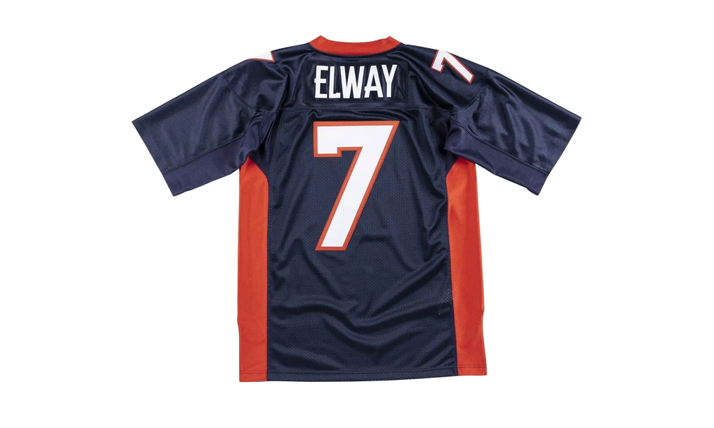 NFL John Elway Authentic Jersey "1997 Denver Broncos - Navy" AJY6CP18024 DBRNAVY97JEL