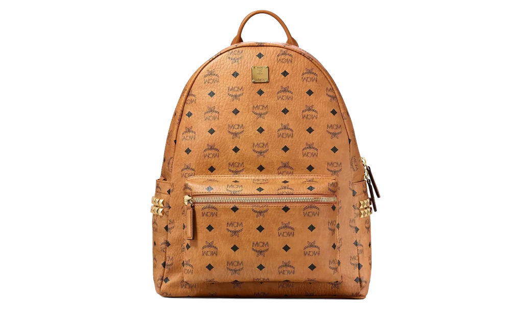 Medium Stark Backpack in Visetos "Cognac" MMKEAVE12CO001