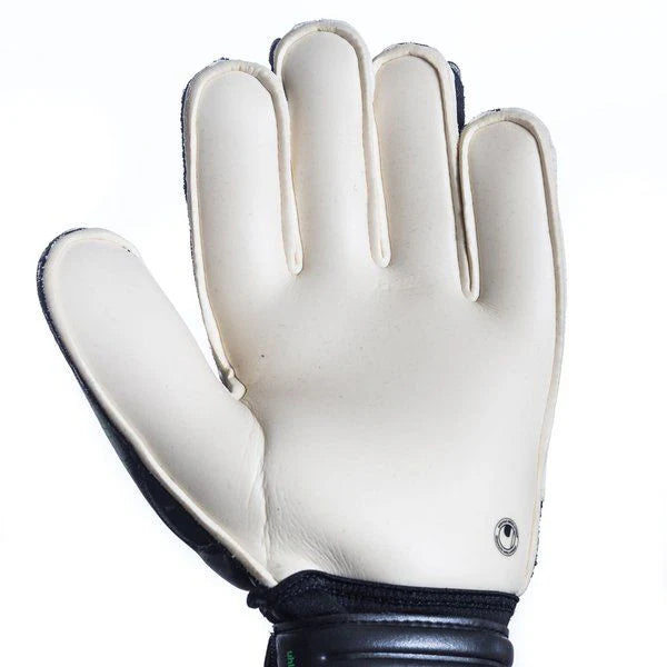 Uhlsport Eliminator Absolut Grip Bionik Goalkeeper Gloves Black Fluo Green