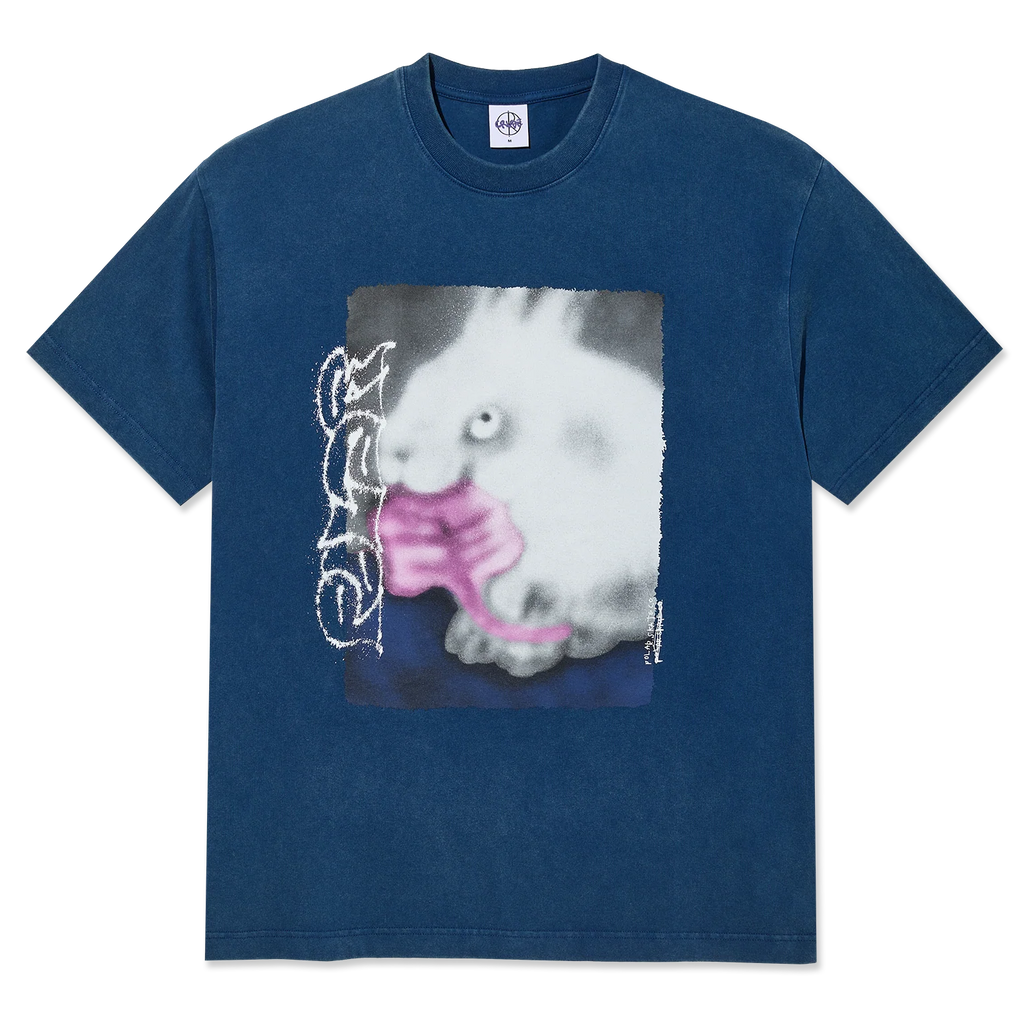 Polar Skate Co Rabbit Tee Washed Blue