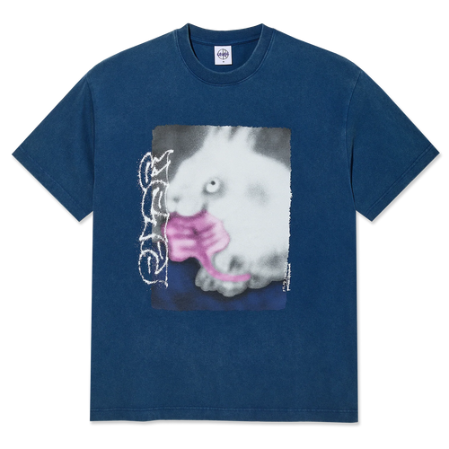 Polar Skate Co Rabbit Tee Washed Blue
