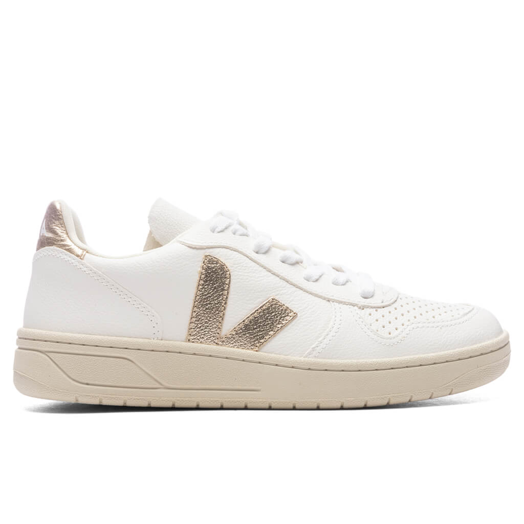 Womens V 10 Chromefree Leather White Platine