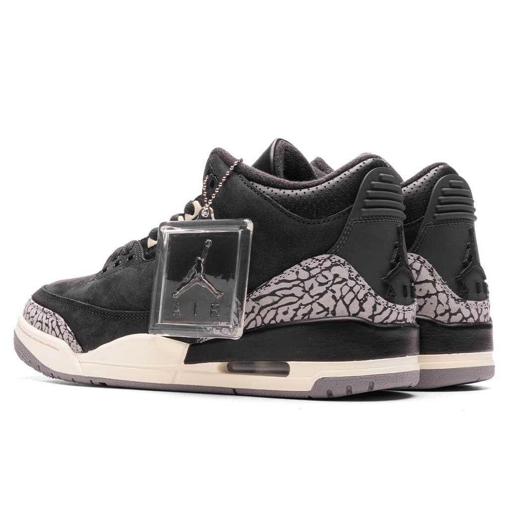 Womens Air Jordan 3 Retro Off Noir Black Sail