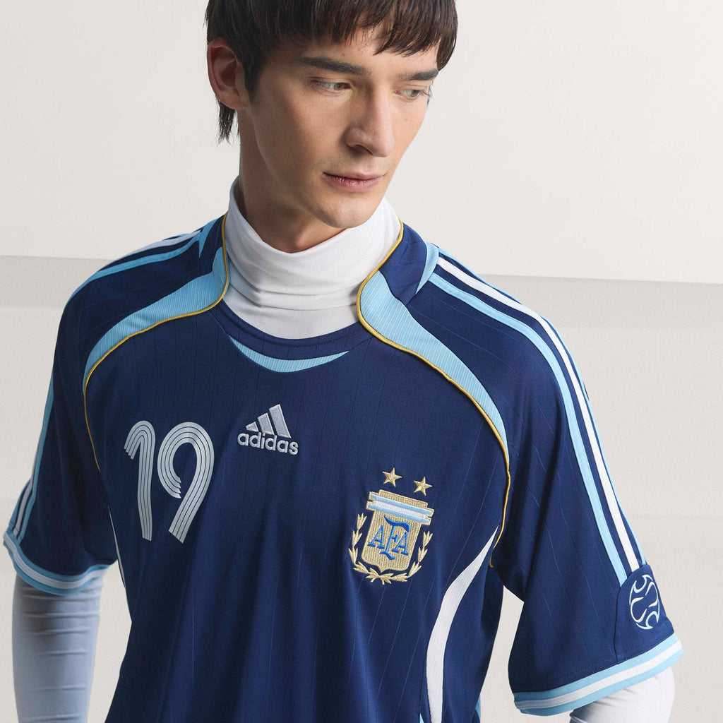adidas Argentina Away Messi Mens Soccer Jersey 2006 Dark Blue
