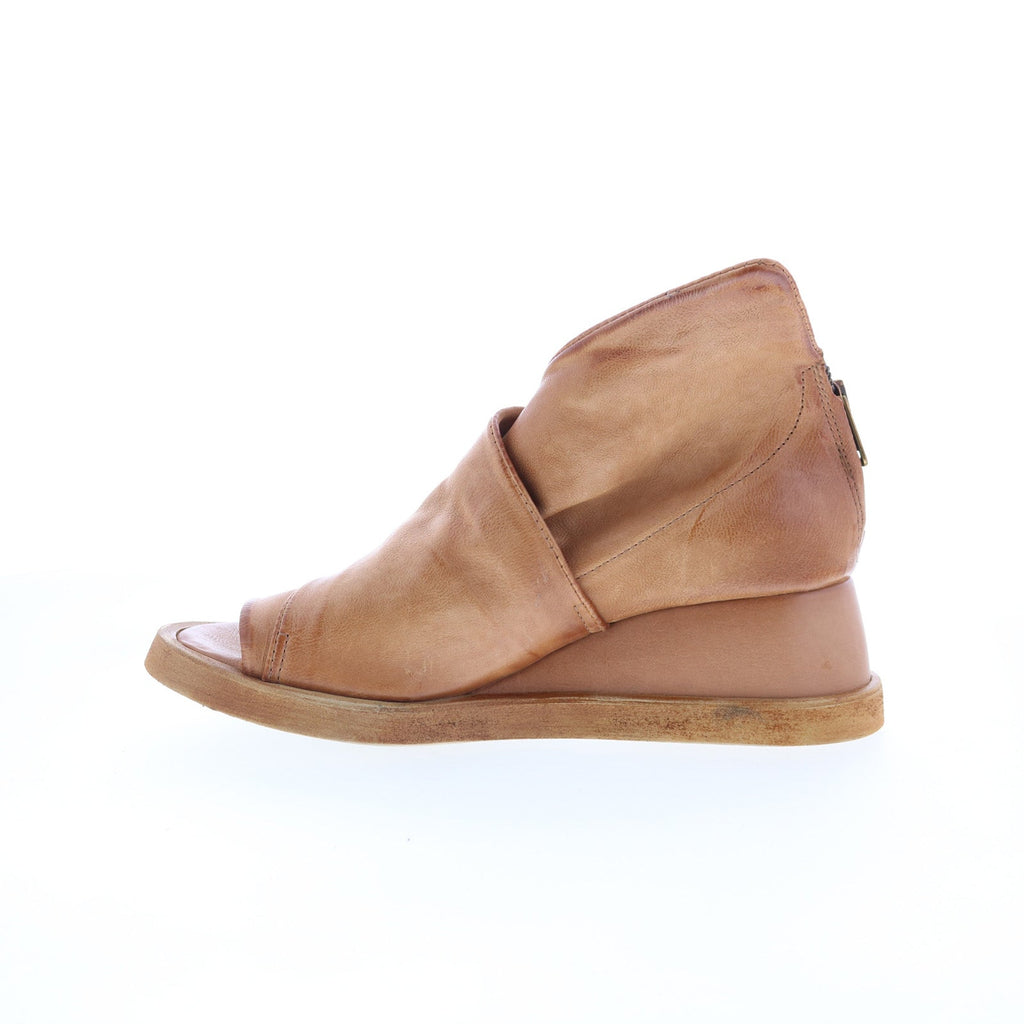 Craig B39002-101-0001 Womens Brown Leather Wedges Sandals Shoes