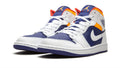 Air Jordan 1 Mid Royal Blue Laser Orange