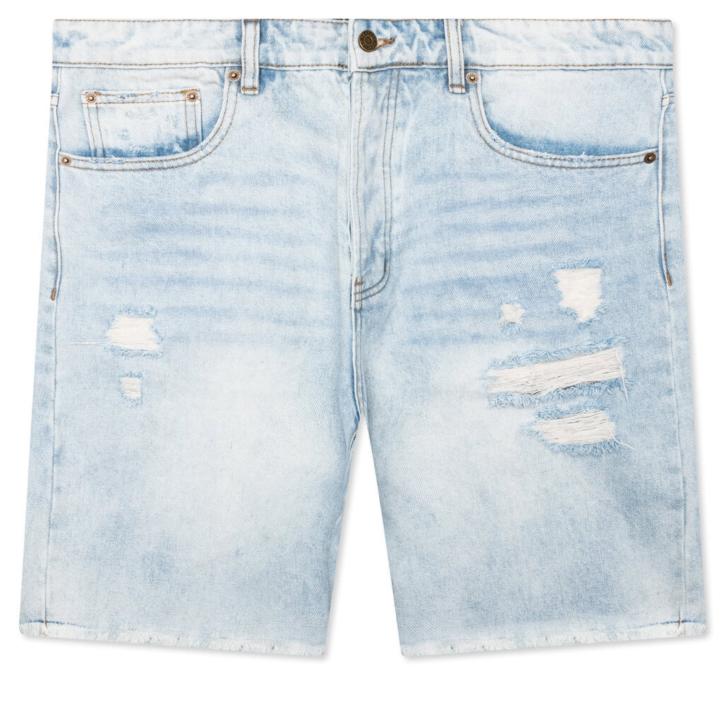 Berry Wide Denim Short Vintage Light Blue